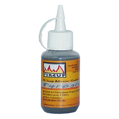 Stove &amp; Fireplace Adhesive 200g Squeeze Bottle
