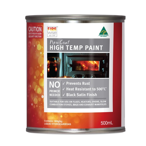 1100
HI-Temperature Pot Belly Black Paint 500ml Tin