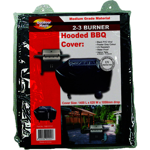 3HOOPVC
2-3 Burner Hooded Gas BBQ Cover