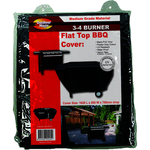 4FLAPVC
3-4 Burner Flat Top BBQ Cover
