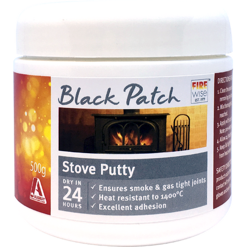 5001
Black Patch Stove Putty 500g Tub