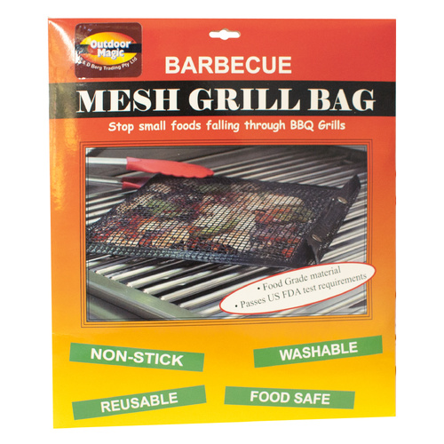 BBQLINMSBA BBQ Mesh Grill Bag