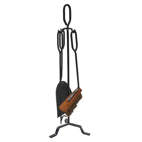 BU3 Fire Tool Set 3pce + Stand 