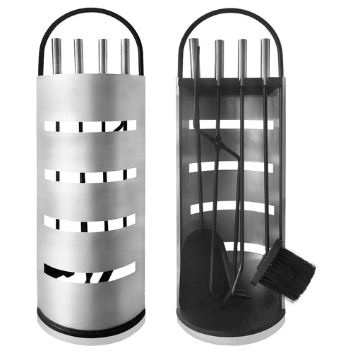 HB902SB Firetool Set with Curved Stand