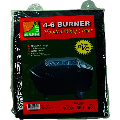 M6HOOPVC BBQ Cover Hooded Gas4-6 Burner