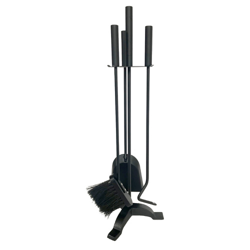 OFFT52B-2 -  Firetool Set 3-pc with Stand - Black