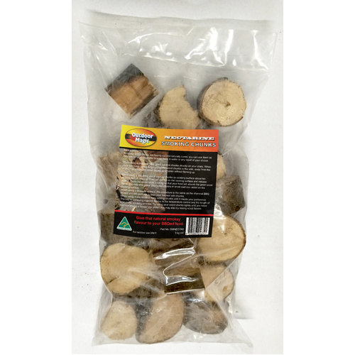 OMNECCH3 Nectarine Wood Chunks 3kg