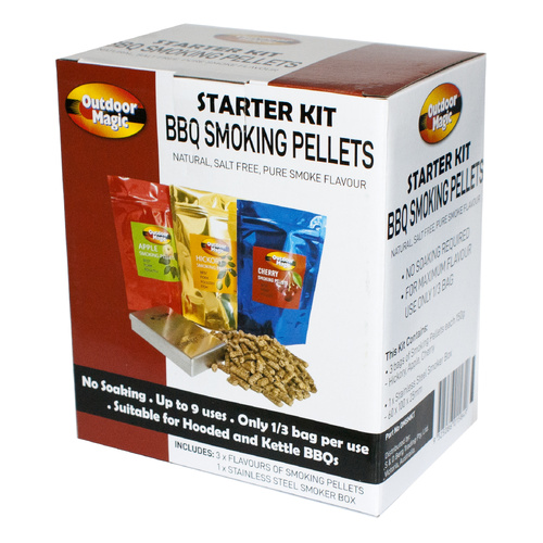 OMSMKT BBQ Smoking Pellets Starter Kit
