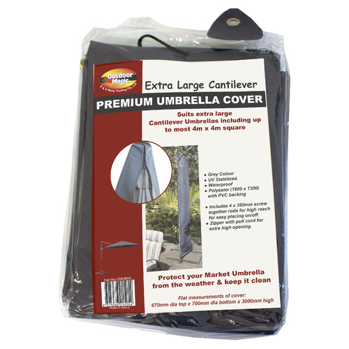 OMUMXL Premium XLarge Umbrella Cover – Grey