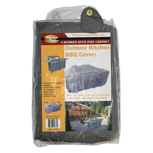 PHLD99 Premium BBQ Cover 4 Burner Outdoor Kitchen 