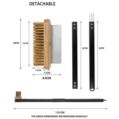 PZALBR Pizza Oven Brush Scraper