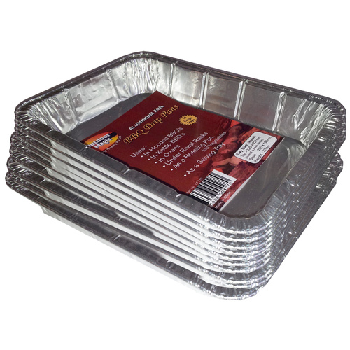 QFT10 Aluminium Foil BBQ Tray 10pk - Medium