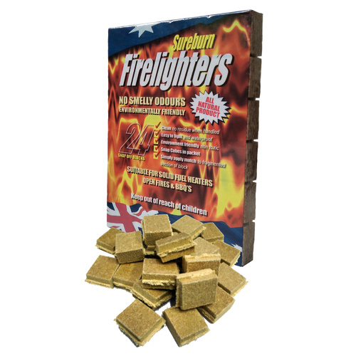 SBFL-P Sureburn Waterproof Firelighters