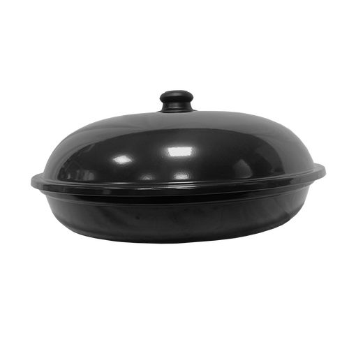 SUPSERBLK BBQ Hot Platter Black Top - Black Base